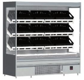R290 Mở phía trước Tủ trưng bày mở Tủ lạnh trưng bày phía trước mở