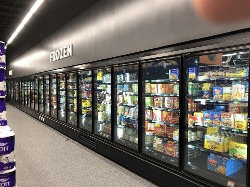 Cửa kính tủ đông nhiệt độ thấp cho tủ lạnh siêu thị