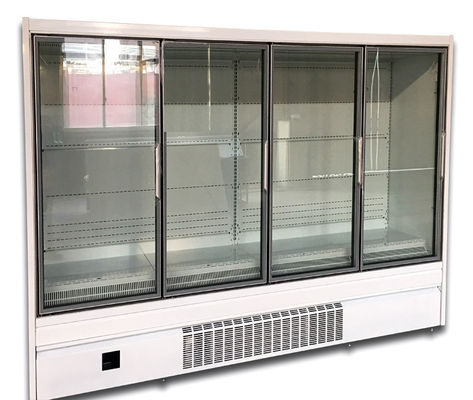 Máy làm mát Multideck cửa kính thẳng đứng với 4 cửa loại cắm UC-4D