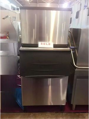 455kg CE Semi Crystal Cube Ice Maker Thương mại trong quán bar Trà sữa Cửa hàng Sashimi hải sản