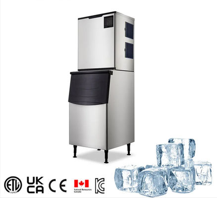 Máy làm đá viên tự động thương mại Nhà hàng lẩu khử trùng bằng tia cực tím 190kg / 24