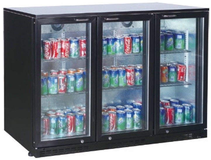3 thanh cửa kính phía sau tủ lạnh dưới tủ lạnh có cửa xoay bản lề