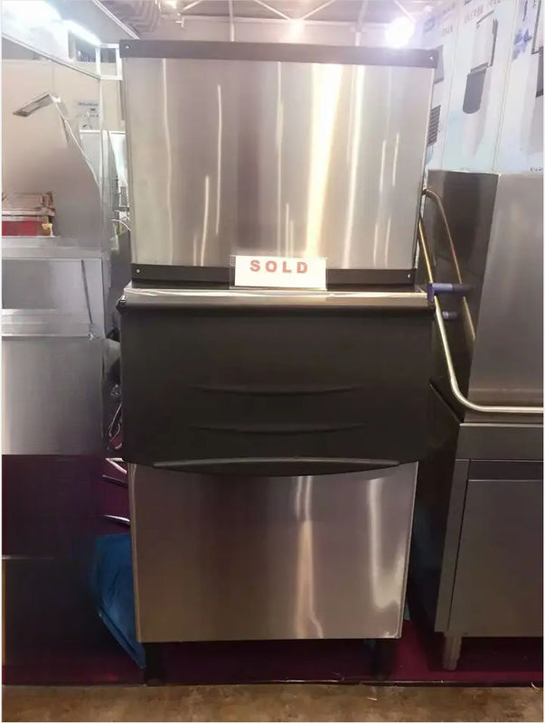 455kg CE Semi Crystal Cube Ice Maker Thương mại trong quán bar Trà sữa Cửa hàng Sashimi hải sản
