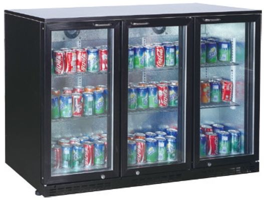 3 thanh cửa kính phía sau tủ lạnh dưới tủ lạnh có cửa xoay bản lề